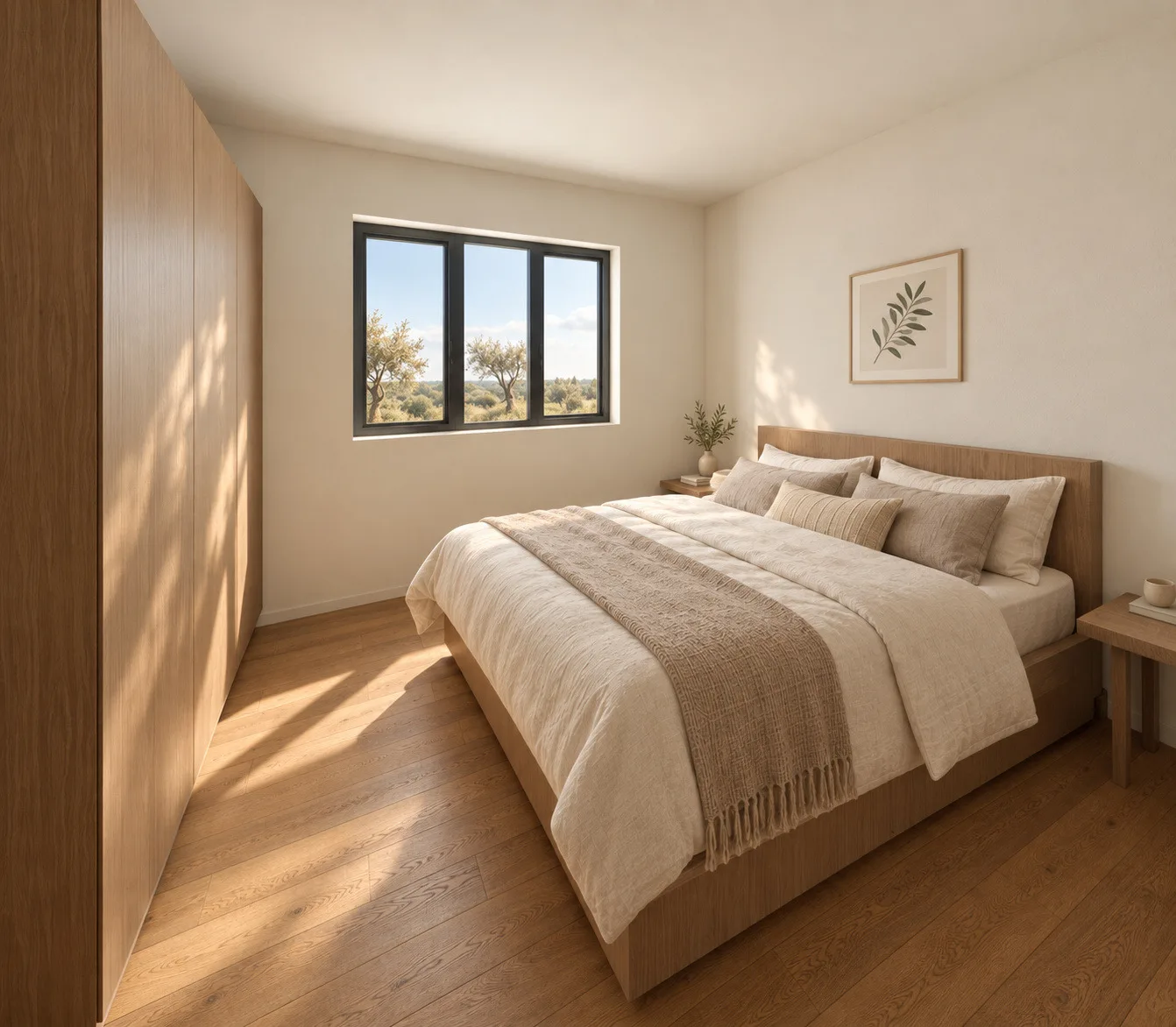 Adam: primary bedroom — design visualisation
