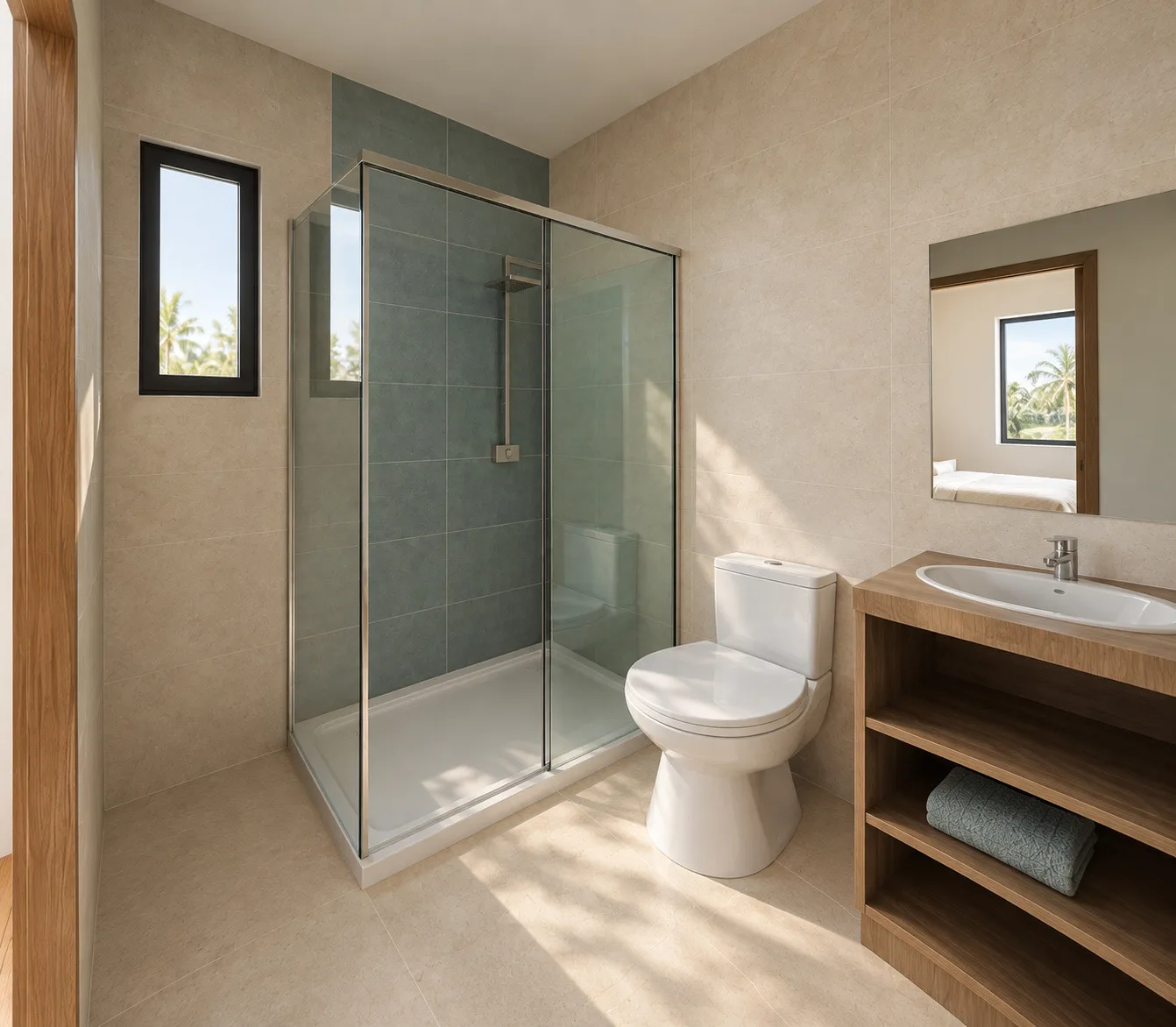Isaac: primary ensuite — design visualisation