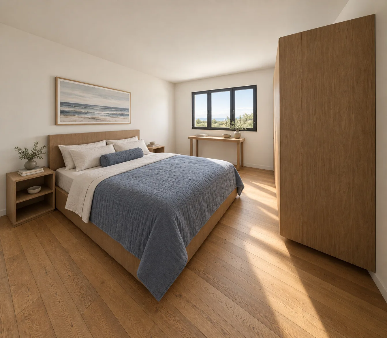 Jacob: primary bedroom — design visualisation