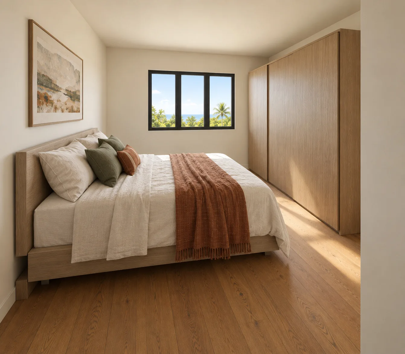Joseph: primary bedroom — design visualisation